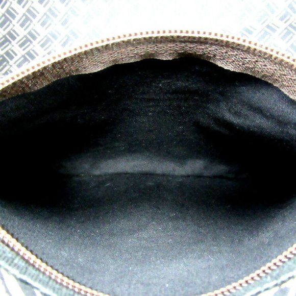 Authentic dunhill Boston Bag Herringbone PVC Leather Used - Picture 8 of 8